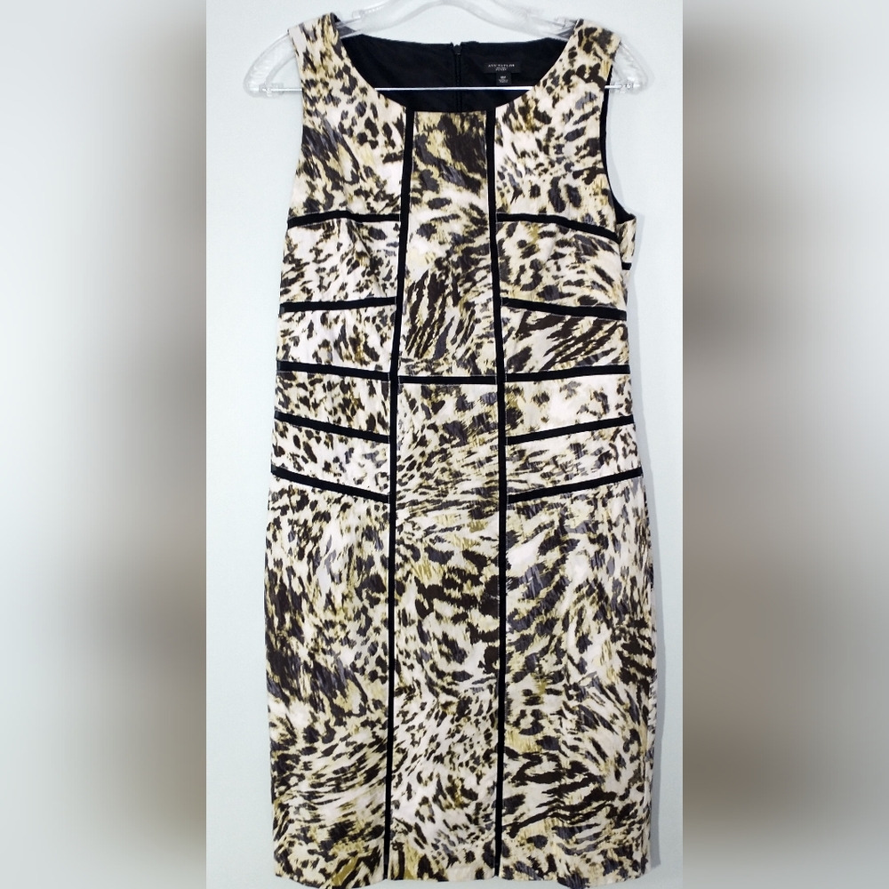 Ann Taylor Animal print dress Size 8P